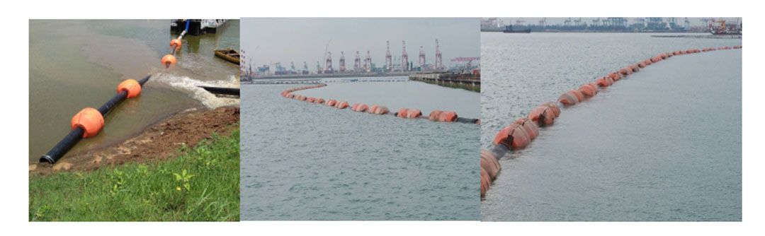 Customized size color dredging plastic floater004