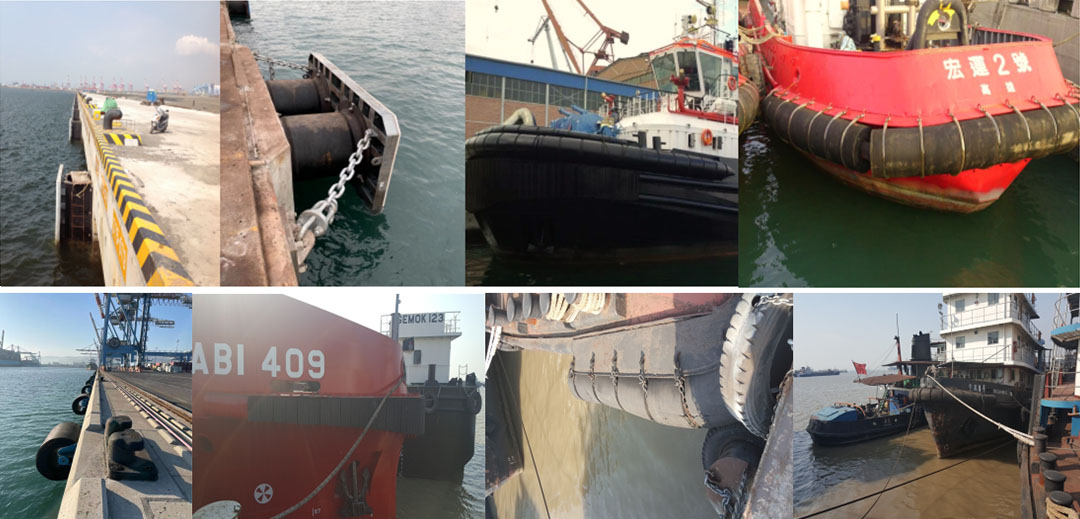 OEM ABS inspection tugboat rubber fender